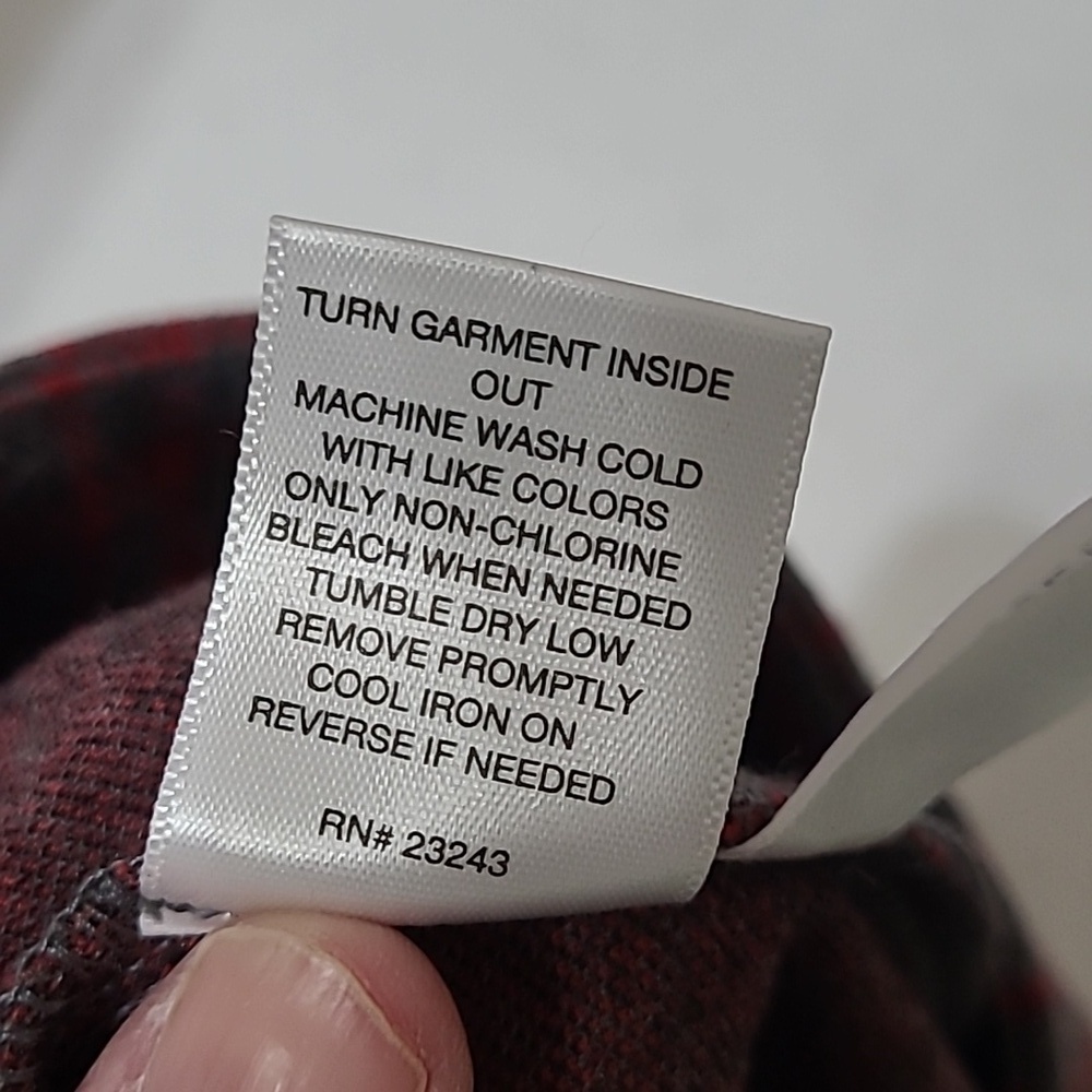 7th Avenue Design Studio Red & Grey Plaid Pullon Pants size Medium - Picture 6 of 10